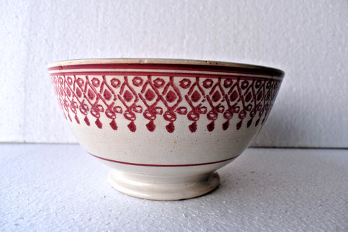 Antique anglaise poterie bol - antique,