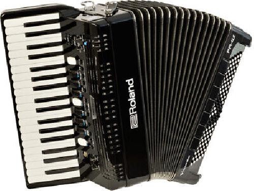 Roland accordion 4x bk - roland, fr-4x
