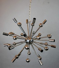 plafonnier en laiton spoutnik