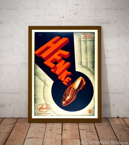 Affiche publicitaire vintage