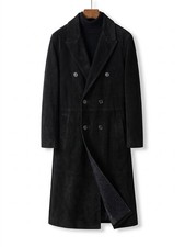 Manteau Long En Daim