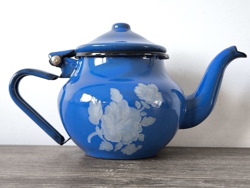 Théière émaillée vintage - Émaillée,
