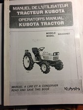 MANUEL UTILISATEUR KUBOTA