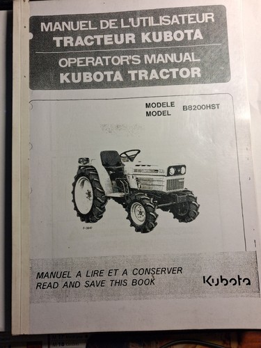 Manuel utilisateur kubota - utilisateur,