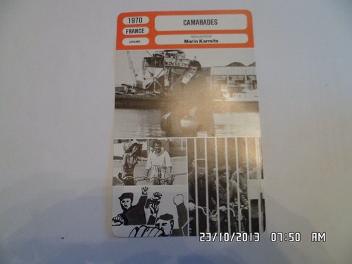 Carte fiche cinema 1970 - carte,