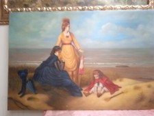 Tableau Peint À L'Huile Sur