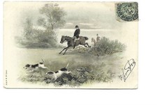 ILLUSTRATION - SCENE DE CHASSE