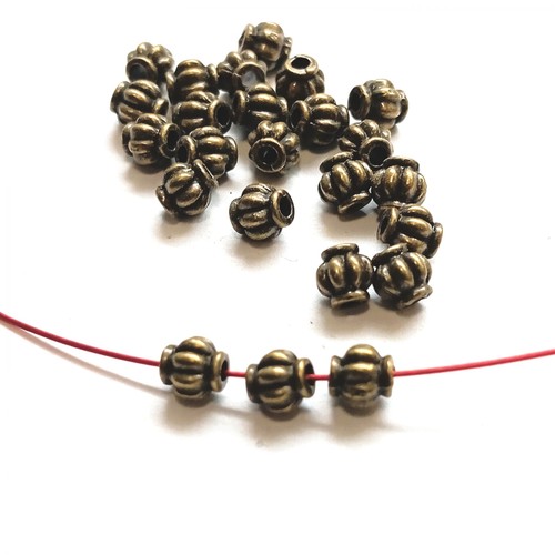 Perles lanterne bronze antique - perles,