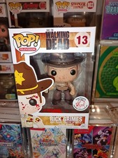 Funko Pop! TV TWD The Walking Dead Bloody Rick Grimes Harrison's Exclusive #13