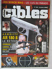 CIBLES N° 391/ARMALITE AR 180 B/S&W PPK/S /ROLLING BLOCK PEDERSOLI/GAMME UMAREX