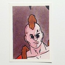 1 Autocollant Sticker Poster KEN LE SURVIVANT Hokuto SFC no PANINI 1984 Vignette