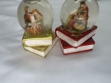 2 Boule De Verre Avec Neige, Avec Scène De Nativité, Décoration Noël Chrismas