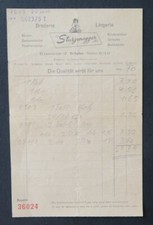 Facture SUISSE 1932 ST GALLEN STURZENEGGER   BRODERIE illustrée 58