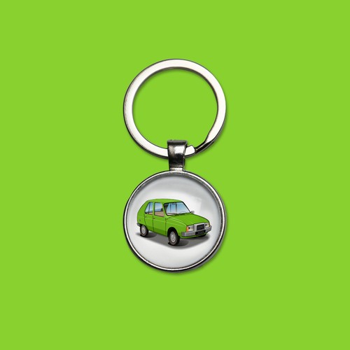 Porte clés citroën visa club - porte-clés,