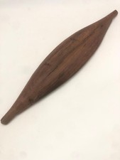 Plat pirogue en bois traditionnel africain allongé - Plat apéritifs Art ethnique