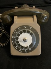 Ancien Téléphone Socotel S63 Maron À Cadran