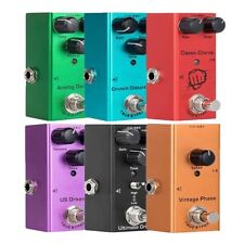 Pédale d'effet pour guitare distorsion overdrive phaseur chœur retard Tremolo