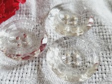 Trio gros boutons anciens en
