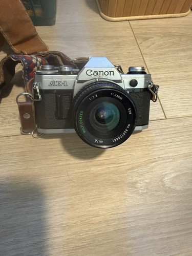 Canon silver 35mm camera - canon,