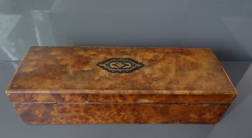 Boite gants marqueterie - boite,