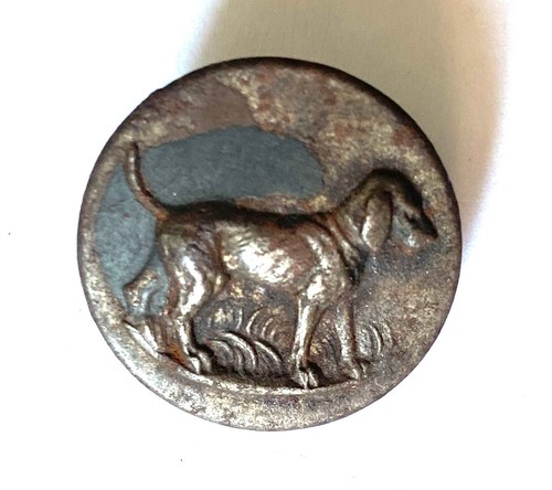 Ancien bouton chasse - bouton, de