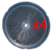 Lot de 4 filtres à charbon Hotte Glem Airlux CR300