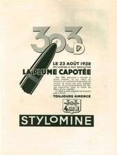Publicité ancienne stylomine