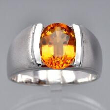 Bague ancienne citrine jaune