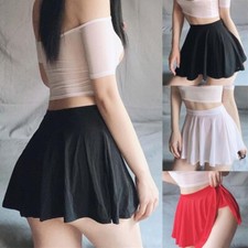 Mini Jupe Plissée Sexy Pour