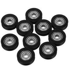  10 Pcs Roulette Pour Porte Coulissante Roue À Rouleaux Matériel De Grange