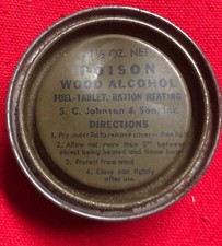 boite combustible pour ration