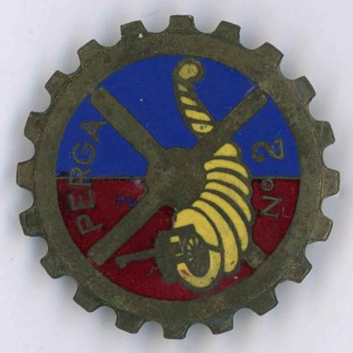 Perga insigne artillerie - perga, 2