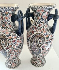 Gien XIXème vases amphore
