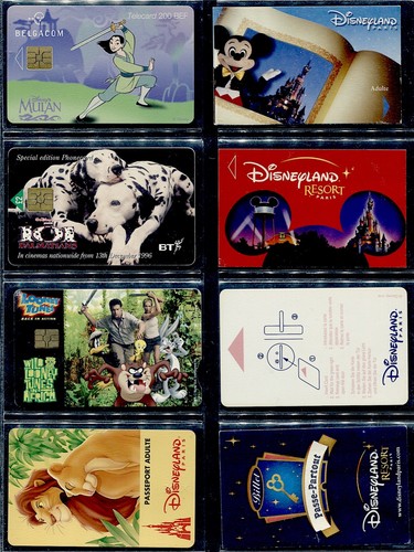 Disney lot 8 cartes - 8,
