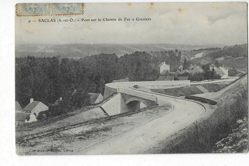 Saclas pont sur le chemin - ,