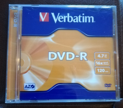 Dvd 7gb 120min verbatim - dvd-r,