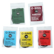 5 poches de joint torique en caoutchouc étanche pour montre - 05 mm/06 mm/07 ...