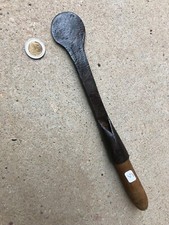(n°5 ) OLD TOOL / OUTIL ANCIEN FORGÉE XIXe PELOU ECORCOIR RUSQUET 