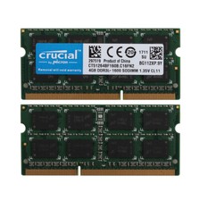 8 Go Crucial Kits 2X 4 Go PC3L