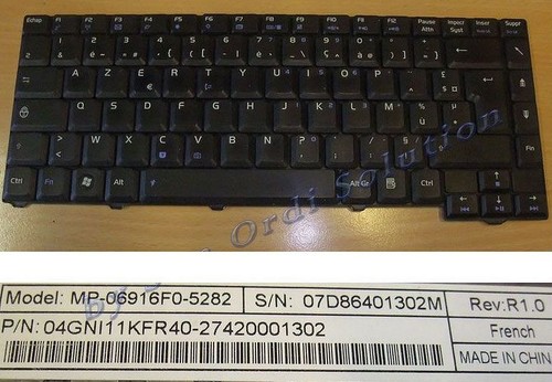 Clavier 06916fo 5282 - fr, mp-06916fo-5282
