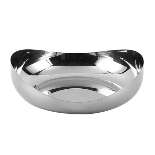 Plateau miroir métal acier - miroir,