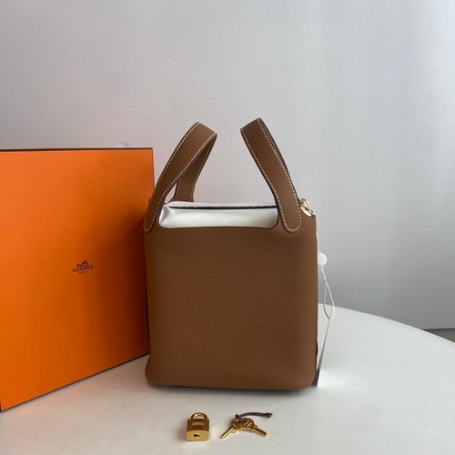 Hermes basket bag gold - bag, in