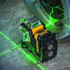 Dewalt-Niveau laser Professionnel à lumière verte  + chargeur batterie