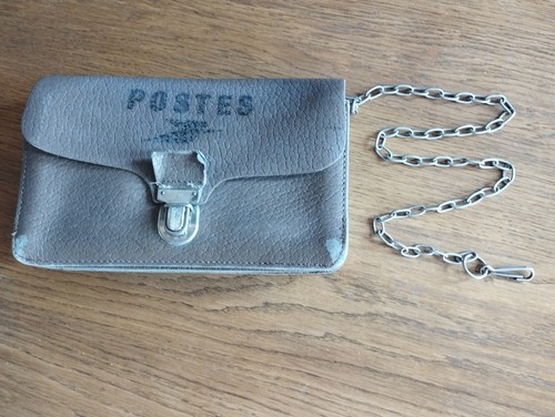 Ancienne sacoche poste - -,