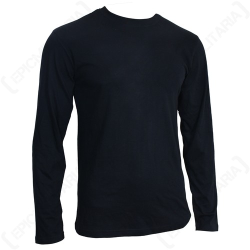 Manches longues shirt noir - manches,