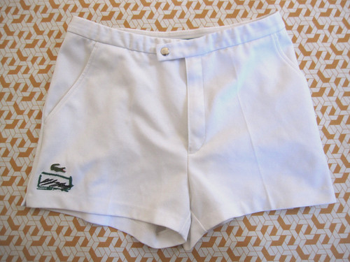 Short lacoste blanc - short,