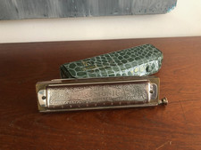 HARMONICA HOHNER " THE SUPER CHROMONICA " DANS SON ÉTUI,  GERMANY