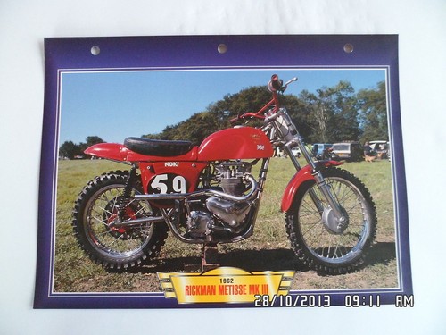 Carte fiche moto - fiche, rickman