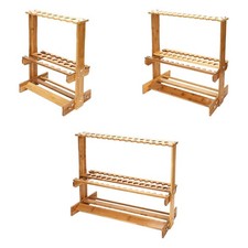 Support de canne à pêche en bambou, support de matériel pêche pour la