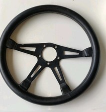 Volant Cuir Ancien BWA Genre Momo Alfa Romeo Lancia Renault Gordini..